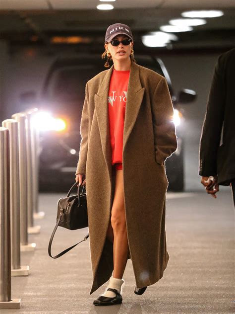 hailey bieber miu miu ballet flats